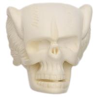 AKB Meerschaum Carved Winged Skull (with Case)