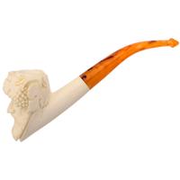 AKB Meerschaum Carved Laughing Bacchus (Emre) (with Case)