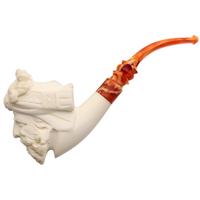 AKB Meerschaum Carved Sultan (with Case)