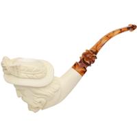 AKB Meerschaum Carved Conquistador (with Case)