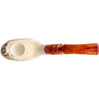 AKB Meerschaum Carved Native American Chief (with Case)