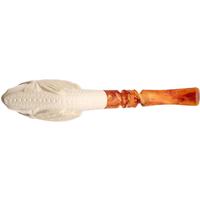 AKB Meerschaum Carved Native American Chief (with Case)