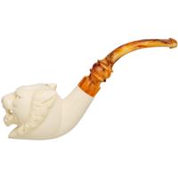 AKB Meerschaum Carved Tiger (Emre) (with Case)