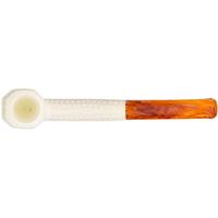 AKB Meerschaum Lattice Paneled Bent Billiard (M. Ali) (with Case)