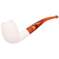 AKB Meerschaum Smooth Bent Egg (with Case)