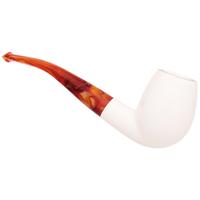 AKB Meerschaum Smooth Bent Egg (with Case)
