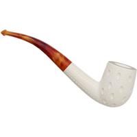 AKB Meerschaum Lattice Bent Pot (with Case)
