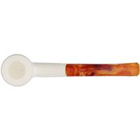 AKB Meerschaum Lattice Bent Pot (with Case)