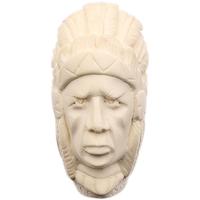 AKB Meerschaum Carved Native American Chief (with Case)