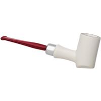 AKB Meerschaum Spot Carved Poker (with Case)