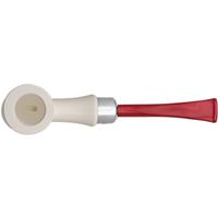 AKB Meerschaum Spot Carved Poker (with Case)