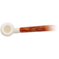 AKB Meerschaum Smooth Bent Dublin Churchwarden (with Case)