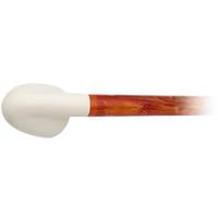 AKB Meerschaum Smooth Bent Dublin Churchwarden (with Case)