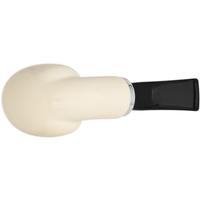 AKB Meerschaum Smooth Reverse Calabash Bent Brandy with Silver (with Case)