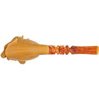 AKB Meerschaum Carved Dragon on Spot Carved Egg (with Case)