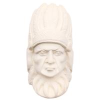 AKB Meerschaum Carved Native American Chief (with Case)