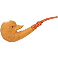 AKB Meerschaum Carved Duck (with Case)