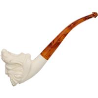 AKB Meerschaum Carved Laughing Pirate with Eyepatch