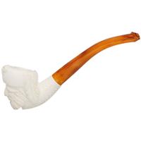 AKB Meerschaum Carved Laughing Pirate with Eyepatch