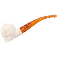 AKB Meerschaum Carved Skull