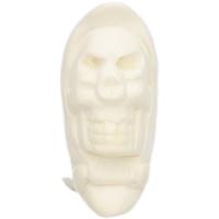 AKB Meerschaum Carved Hooded Skull