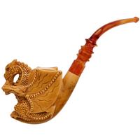 AKB Meerschaum Carved Dragon (Ali) (with Case)