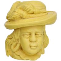 AKB Meerschaum Carved Woman in Hat (Ali) (with Case)