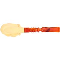AKB Meerschaum Carved Woman in Head Scarf (with Case)