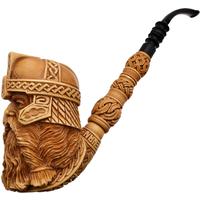 AKB Meerschaum Carved Dwarf with Tamper (Kenan) (with Case)