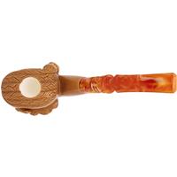 AKB Meerschaum Carved Octopus Skull (with Case)