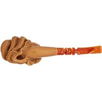 AKB Meerschaum Carved Octopus Skull (with Case)