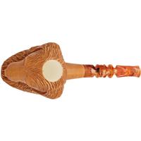AKB Meerschaum Carved Dog (Kenan) (with Case)
