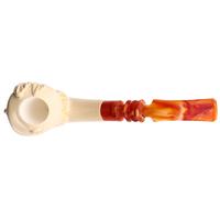 AKB Meerschaum Carved Skull with Beret (with Case)