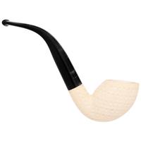 AKB Meerschaum Lattice Bent Egg (with Case)