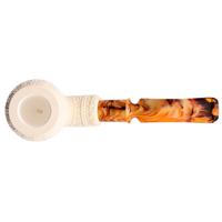 AKB Meerschaum Carved Bent Brandy (with Case)