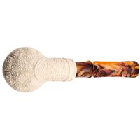 AKB Meerschaum Carved Bent Brandy (with Case)