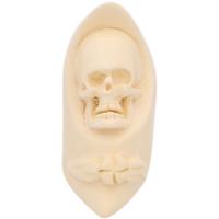AKB Meerschaum Carved Hooded Skull (with Case)