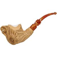 AKB Meerschaum Carved Cobra (with Case)