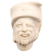 AKB Meerschaum Carved Pirate (with Case)