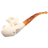 AKB Meerschaum Carved Goat (with Case)