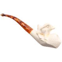 AKB Meerschaum Carved Goat (with Case)