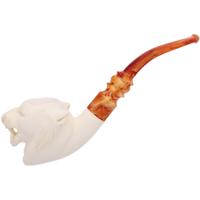 AKB Meerschaum Carved Lion (with Case)