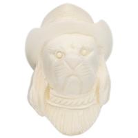 AKB Meerschaum Carved Dog with Hat (with Case)