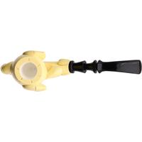 AKB Meerschaum Carved Dragon Claw Holding Carved Egg (With Case)