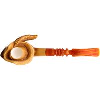 AKB Meerschaum Carved Skull With Hat (Ali) (With Case)