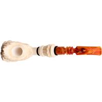 AKB Meerschaum Carved Man with Hat (Tekin) (With Case)