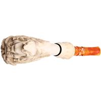 AKB Meerschaum Carved Man with Hat (Tekin) (With Case)