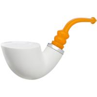 AKB Meerschaum Smooth Bent Dublin (Ali) (With Case)