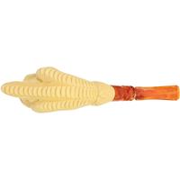 AKB Meerschaum Carved Dragon Claw Holding Skull (Ali) (with Case)