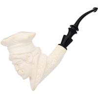 AKB Meerschaum Carved Chef with Hat (Ali) (with Case)